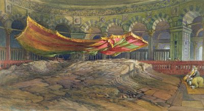 La Sakrah o Roca Sagrada, Jerusalén de William Crimea Simpson